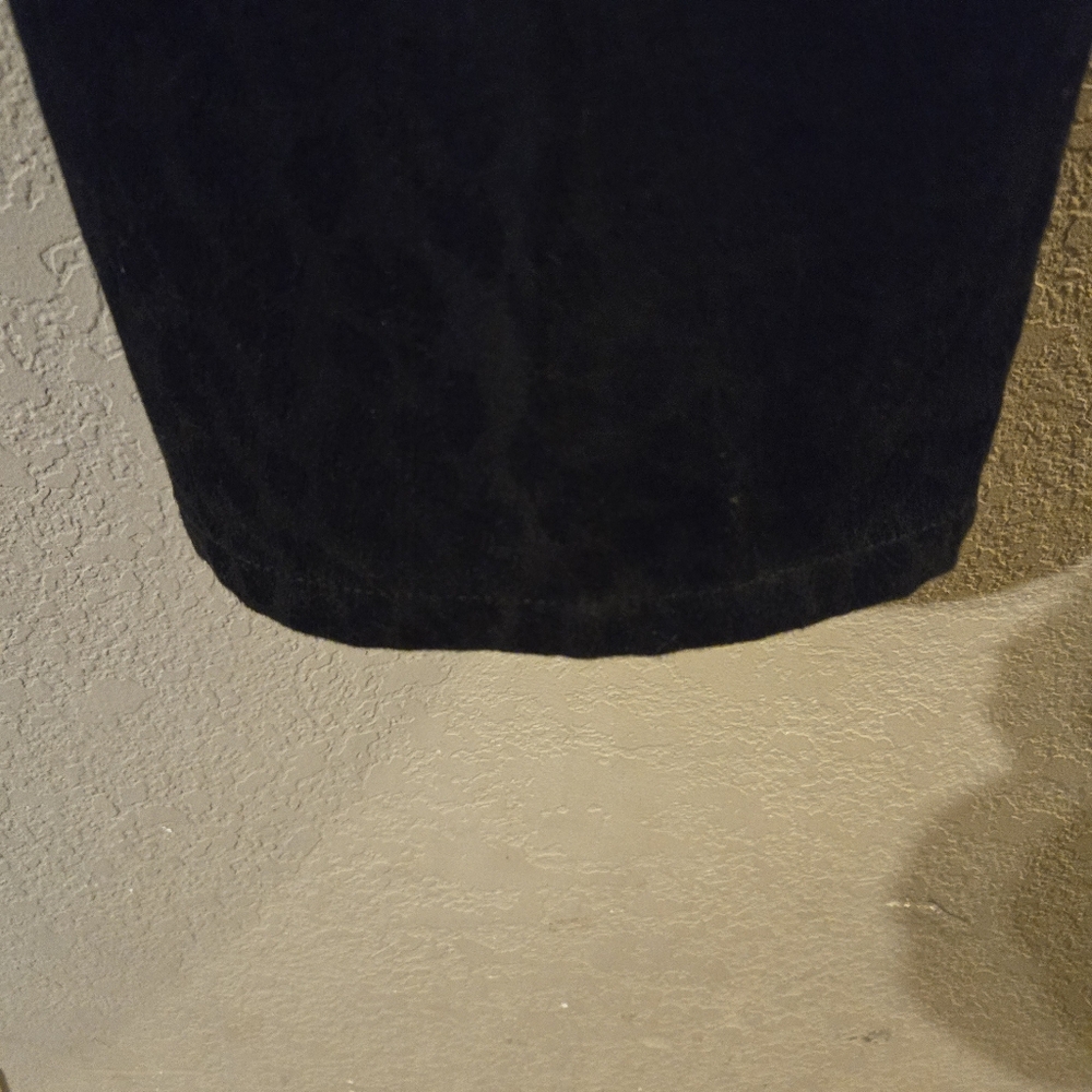 Liz Claiborne Liz Wear Womens Black On Black Animal Print Jeans Size 8 - Picture 7 of 10